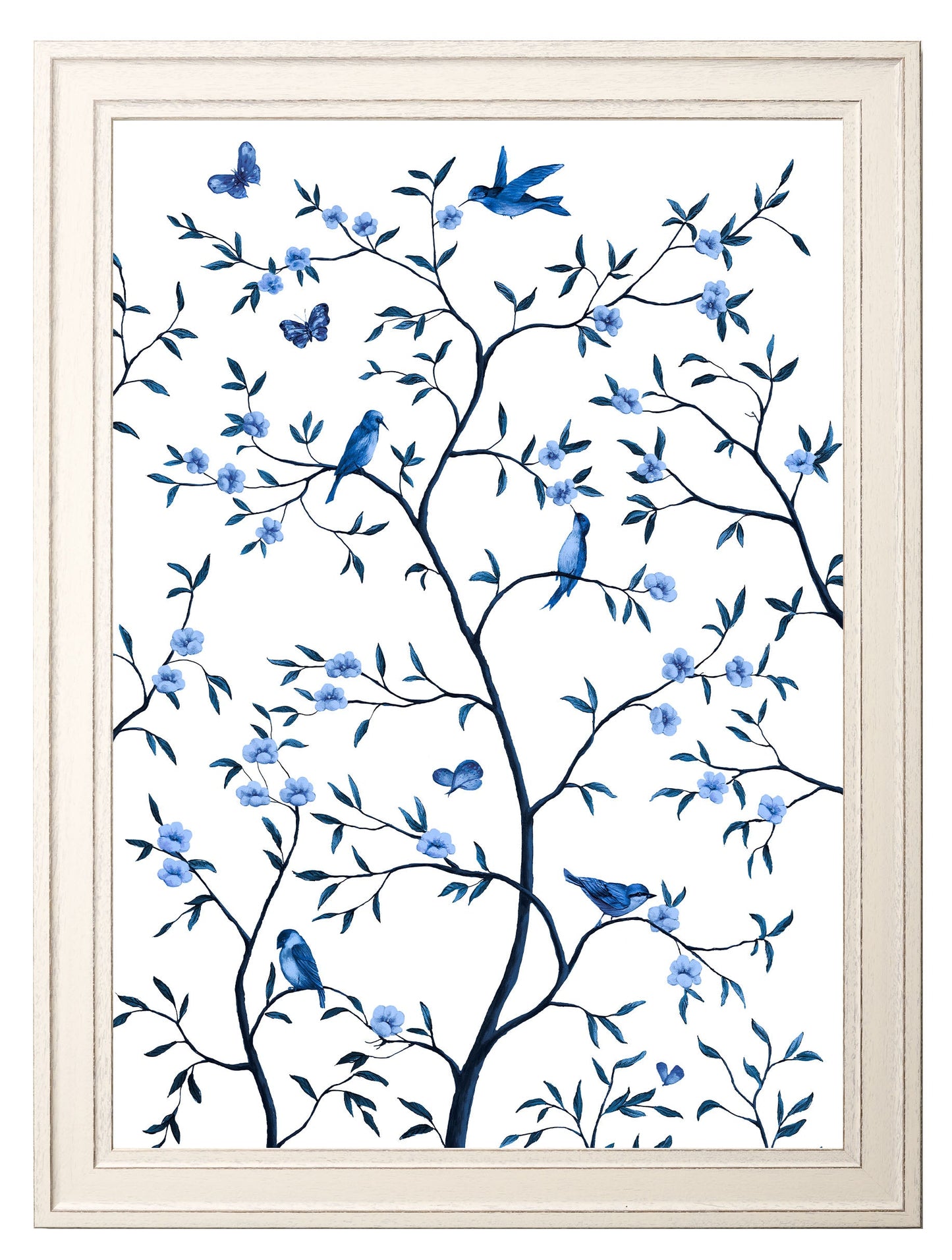 Tree of Life Blue & White Set of 2