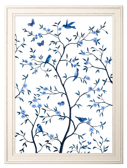 Tree of Life Blue & White Set of 2