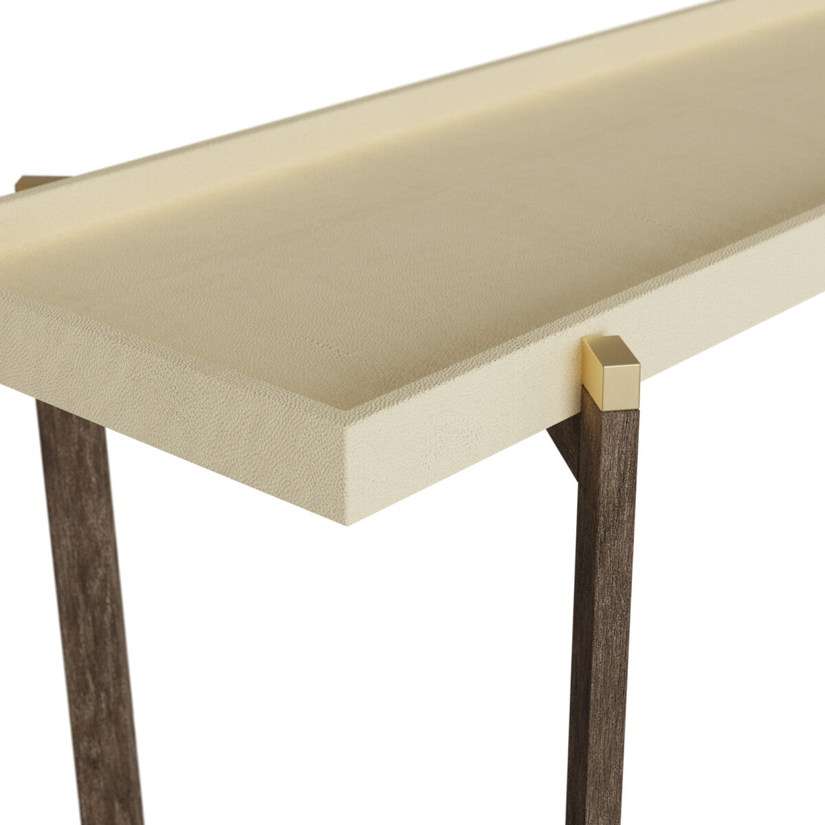 Cassius Console Cream Shagreen