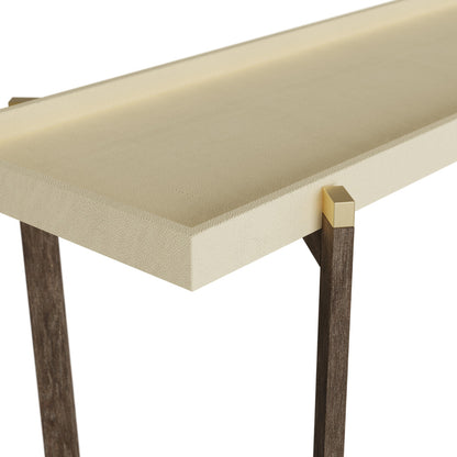 Cassius Console Cream Shagreen