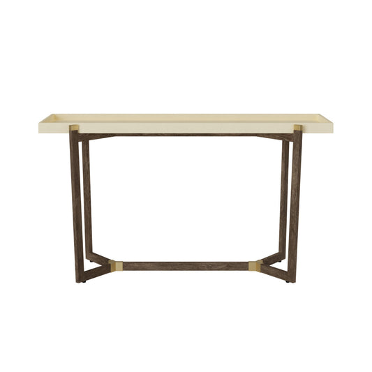 Cassius Console Cream Shagreen