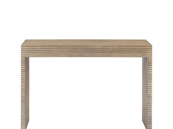 Oakham Ribbed Oak Console