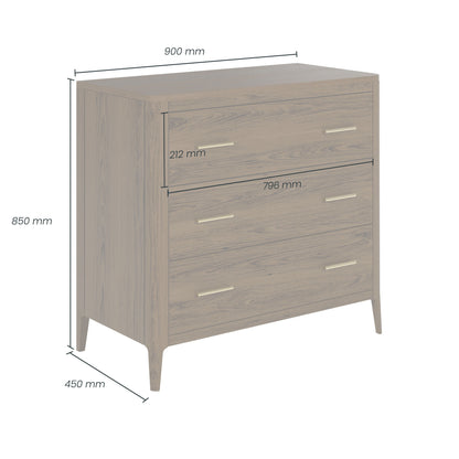 Amelie Chest of Drawers Brown