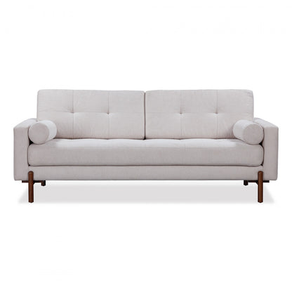 Hudson Sofa Neutral With Wooden Legs