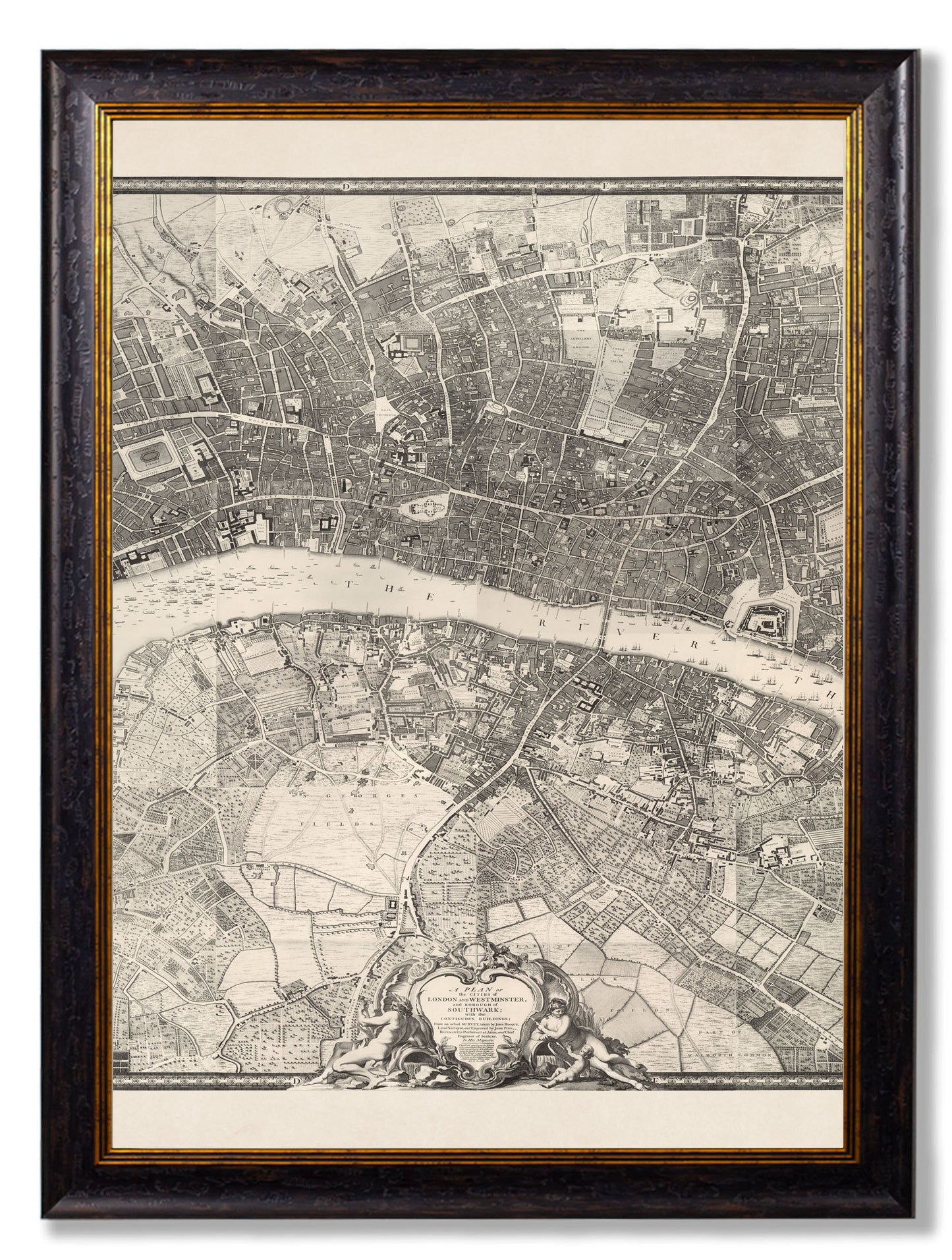 c.1746 London Triptych Map