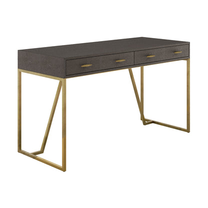 Raphia Desk Brown Shagreen