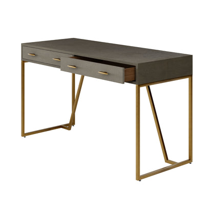 Raphia Desk Grey Shagreen