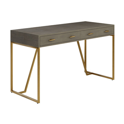 Raphia Desk Grey Shagreen