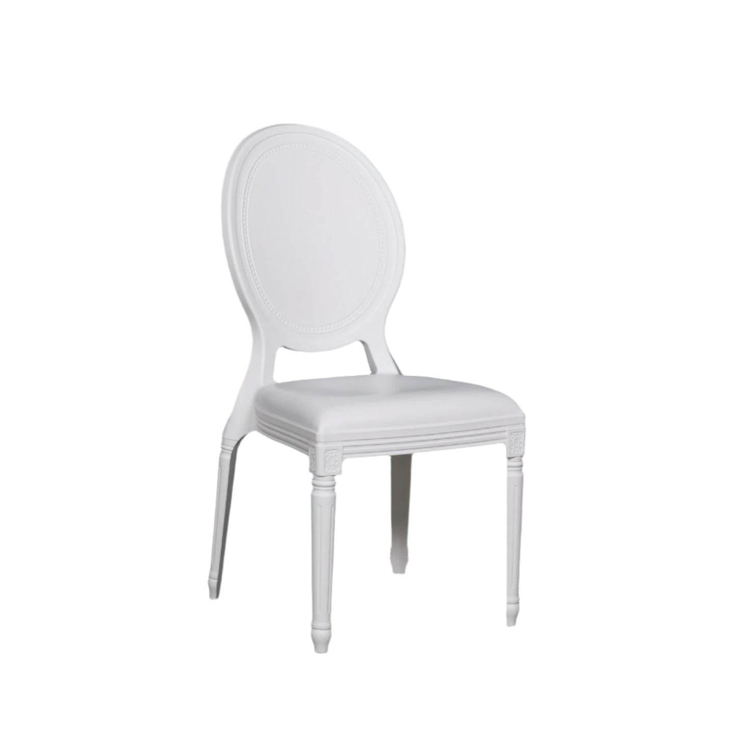 White Louis Chair