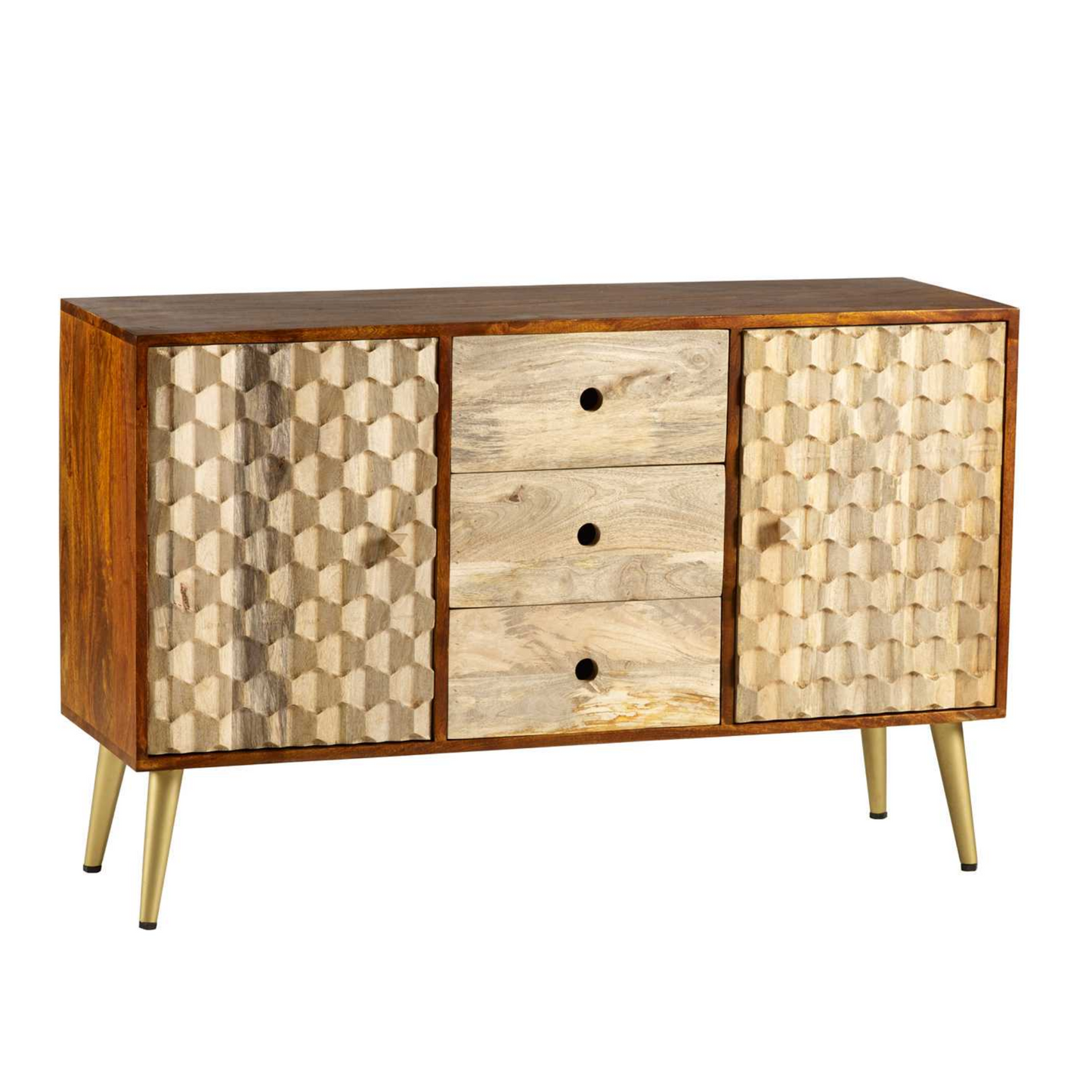 Ziggy Solid Mango Wood Large Sideboard