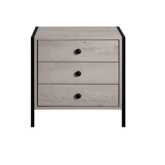 Zahra Nightstand with 3 Drawers