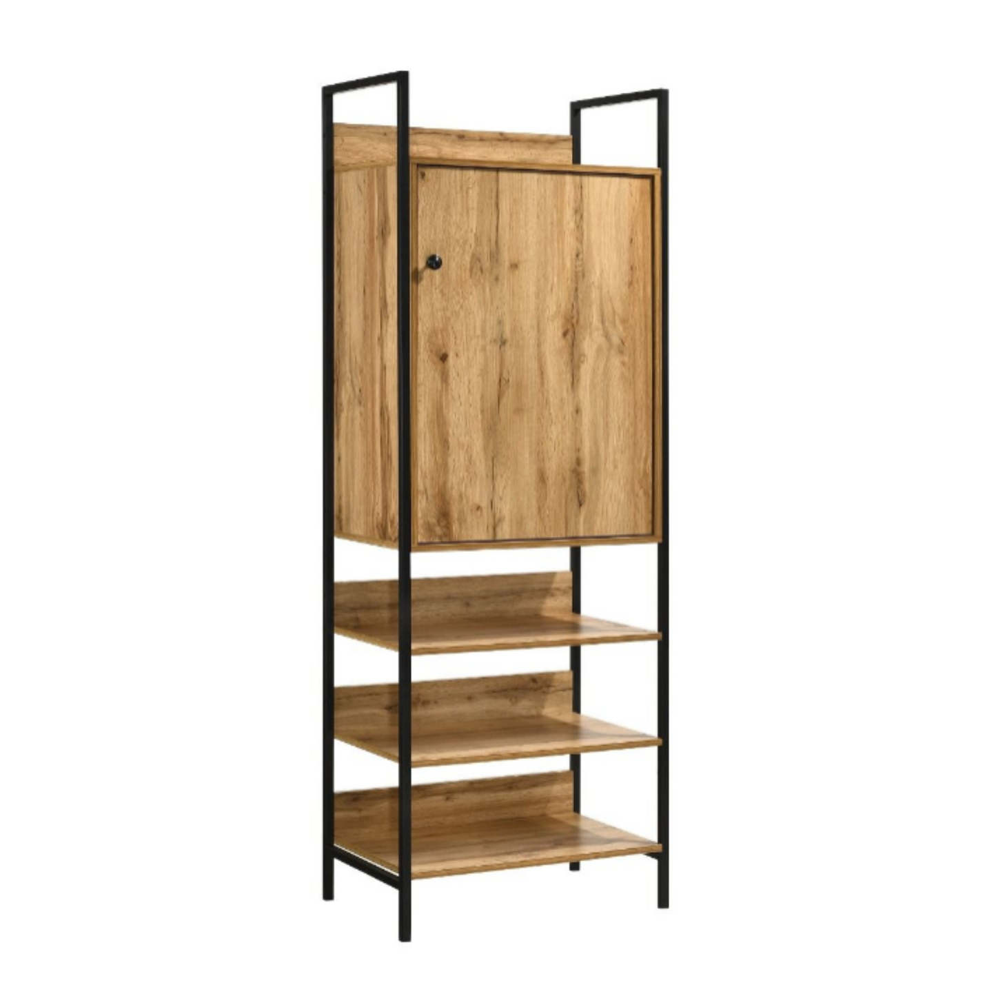 Storage Cabinet with 1 Door & 3 Shelves