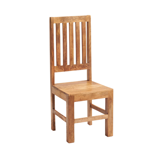 Dockland Light Mango Slat Back Chair (Sold in Pairs)