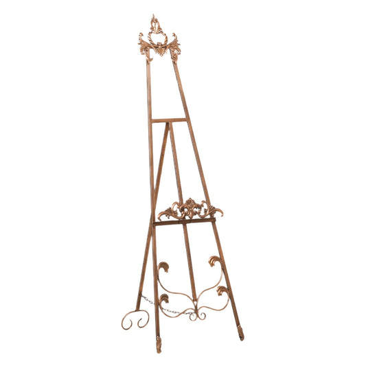 Antiqued Gold Metal Easel 165cm