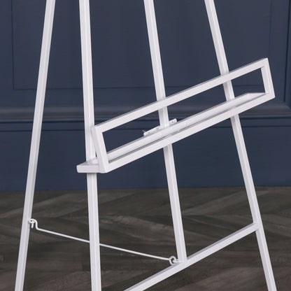 White Metal Easel