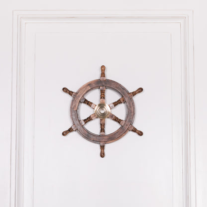 Wooden Ships Wheel 45cm