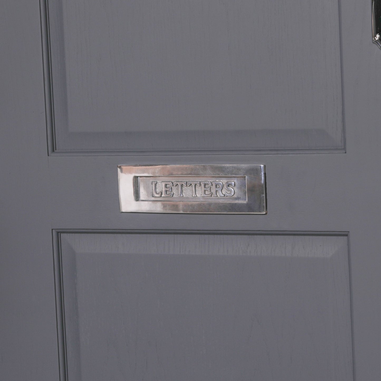 Aluminium Polished Door Letter Plate 10"