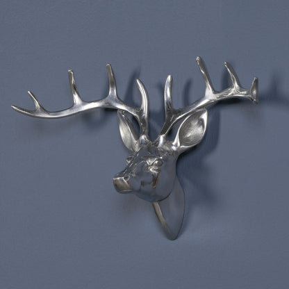 Aluminium Stag Head Wall Decoration