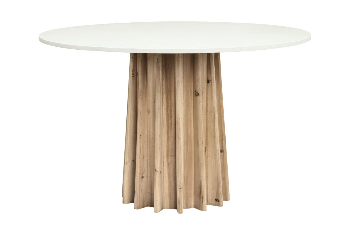 Figura Round Concrete Dining Table