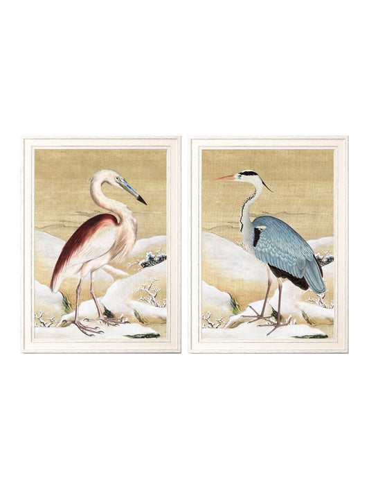 Heron Set of 2 Prints - Ram Das