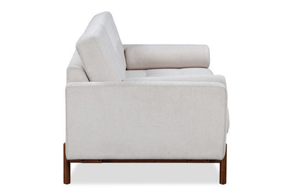 Hudson Sofa Neutral With Wooden Legs