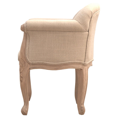 French Style Deep Button Chair