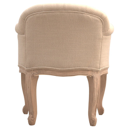 French Style Deep Button Chair