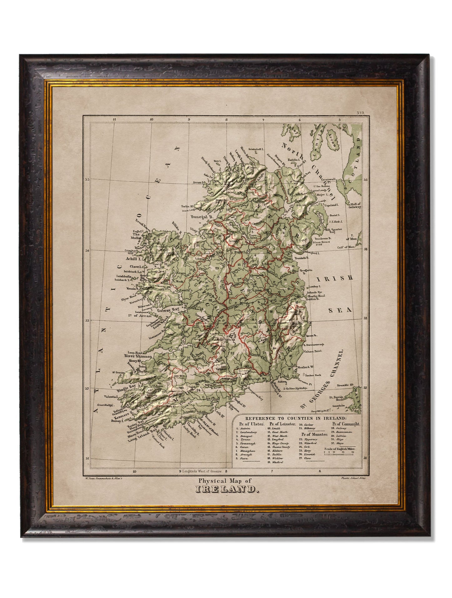 c.1880 Maps of The United Kingdom & Ireland