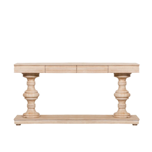 180cm Wooden Console Table with Drawers