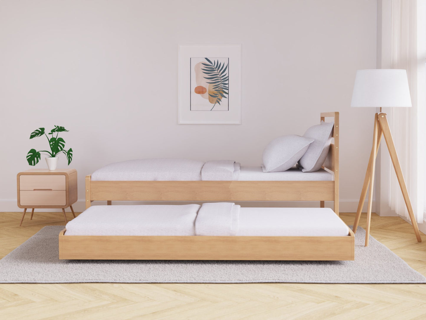 Skandi Mid Century Guest Bed