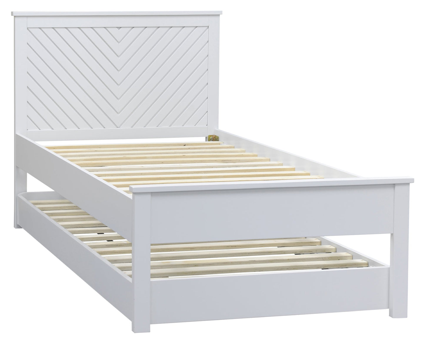 Painted Chevron Guest Bed