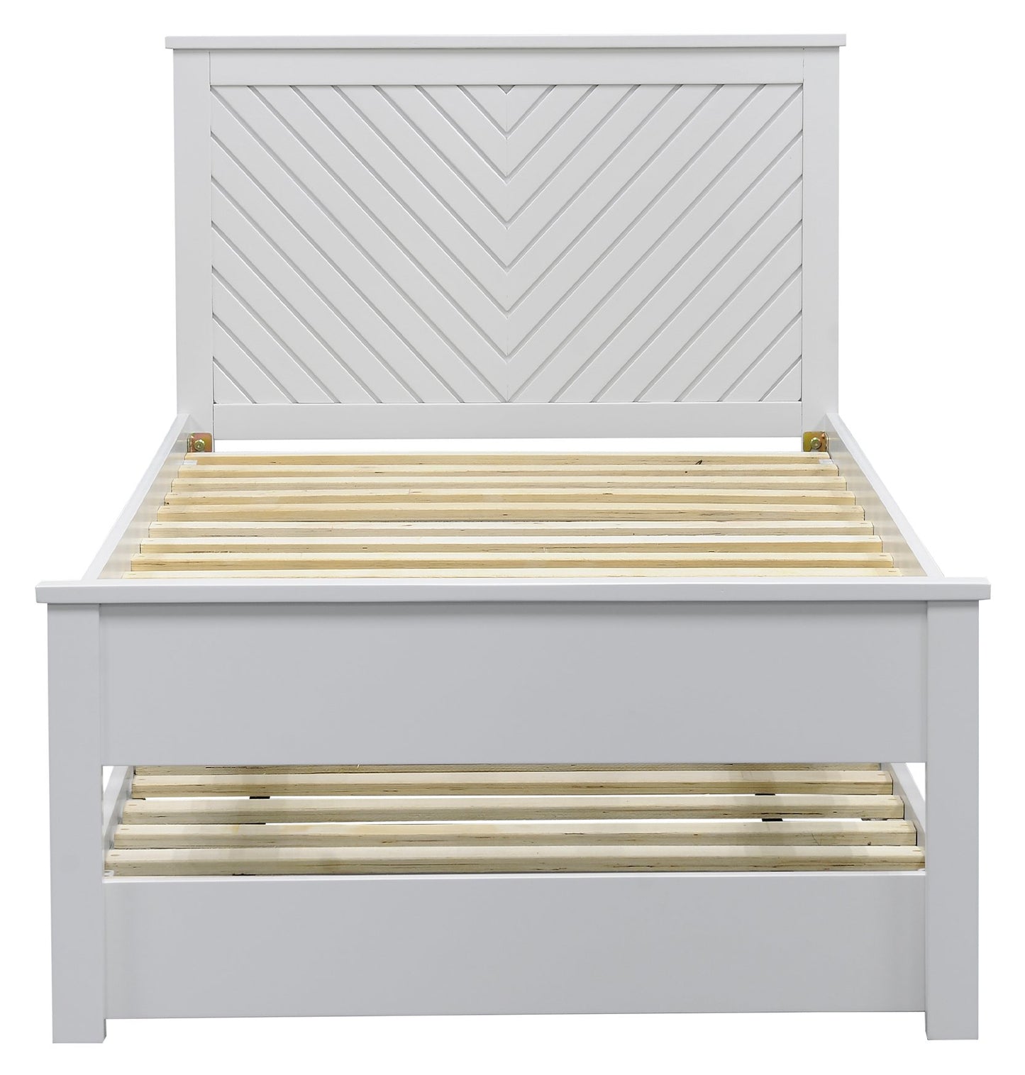 Painted Chevron Guest Bed