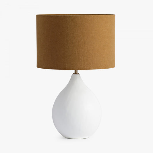 Stark Lamp Small Round Gesso