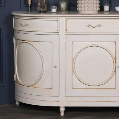 Aged Ivory Sideboard