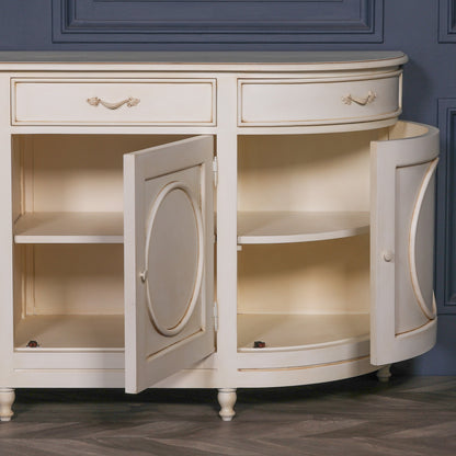 Aged Ivory Sideboard