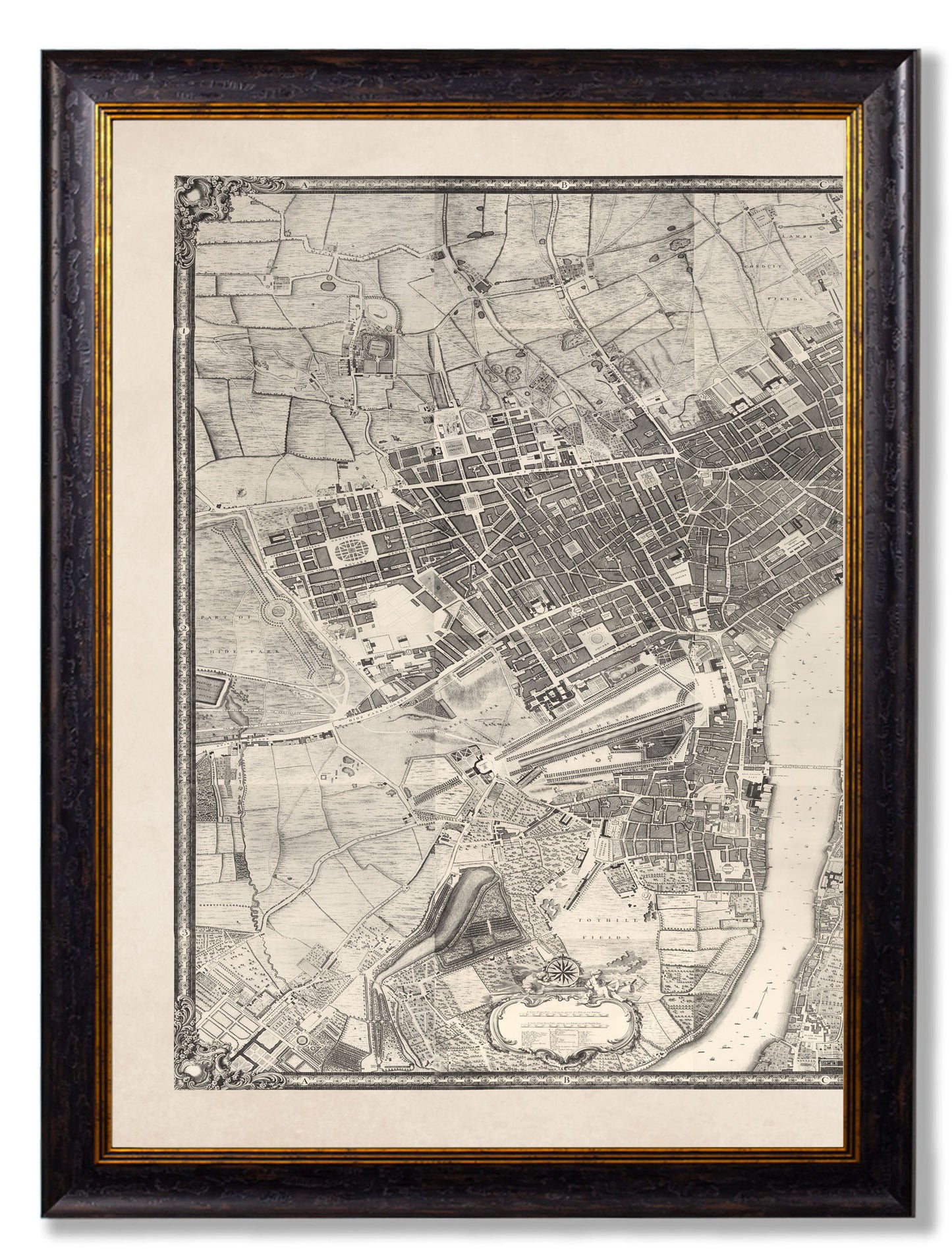 c.1746 London Triptych Map