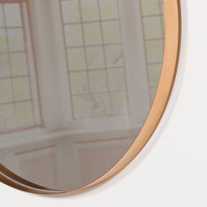 50cm Gold Round Wall Mirror