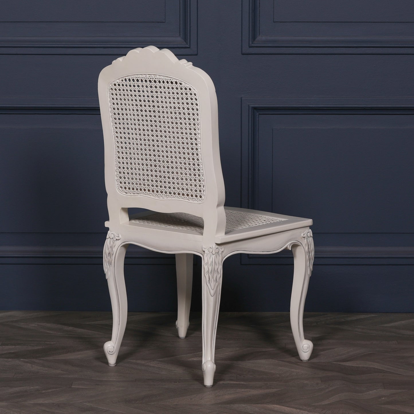 Off White Rattan Dining or Bedroom Chair