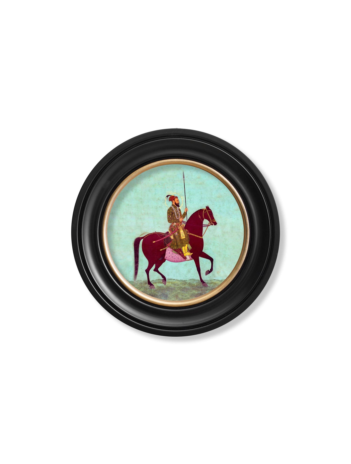 Mughals - Horsemen - Round Frames