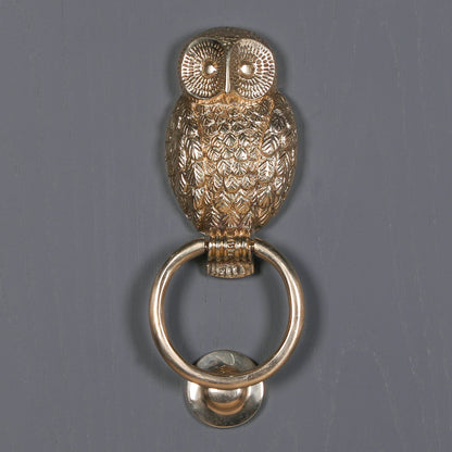 Brass Owl Door Knocker