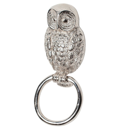 Chrome Owl Door Knocker