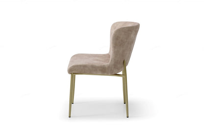 Pietra Dining Chair Champagne Fabric