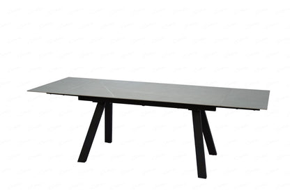 Rische Extending Table Amani Grey Sintered Stone