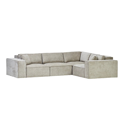 Hilton Corner Sofa in Brooklyn Quill Grey