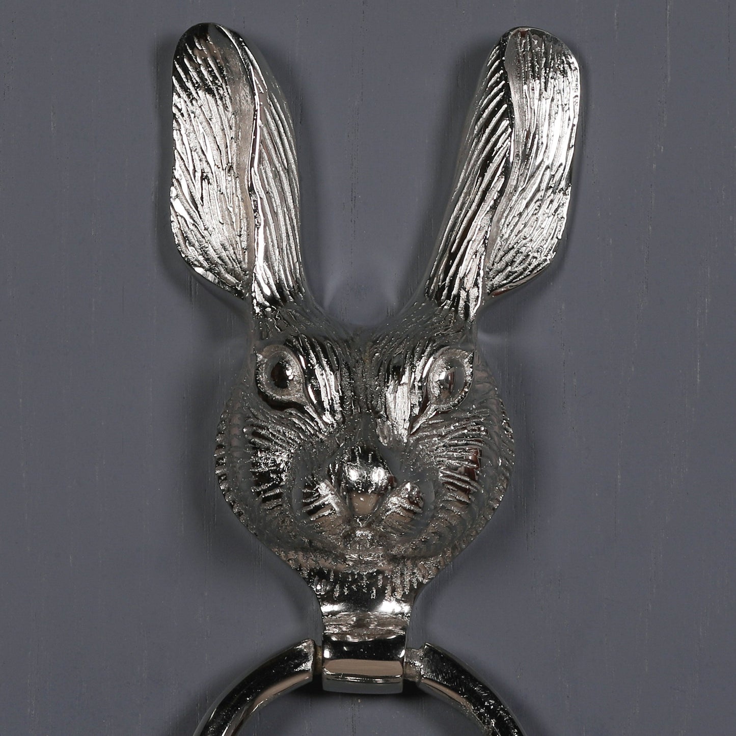 Chrome Rabbit Door Knocker