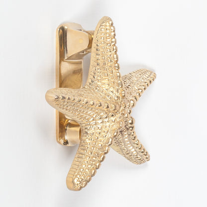 Brass Starfish Door Knocker