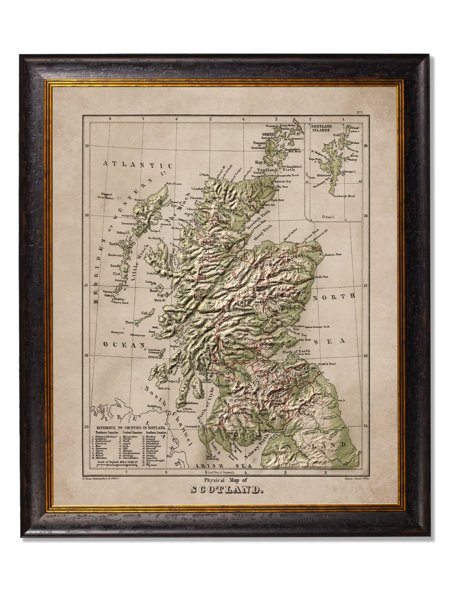 c.1880 Maps of The United Kingdom & Ireland