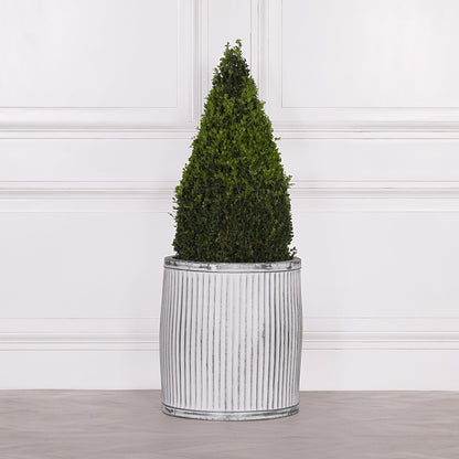 Round Dolly Tub Metal Planter - Large