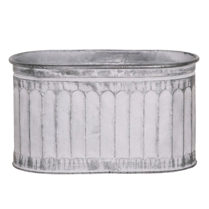 Arched Pattern Metal Planter - Small