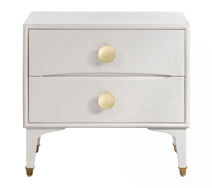 Divine White Nightstand Bedside Table